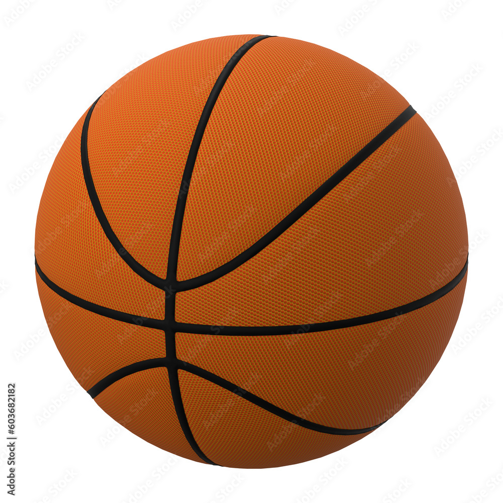 Fototapeta premium Basketball ball isolated on white background
