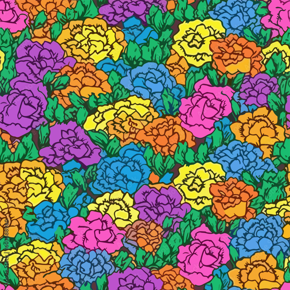 Seamless Colorful Carnation Pattern.
Seamless pattern of Carnations in colorful style. Add color to your digital project with our pattern! Seamless Colorful Carnation Pattern.
Seamless pattern of Carnations in colorful style. Add color to your digital project with our pattern!