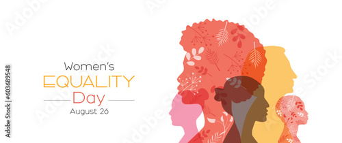 Women's Equality Day banner. Modern design.