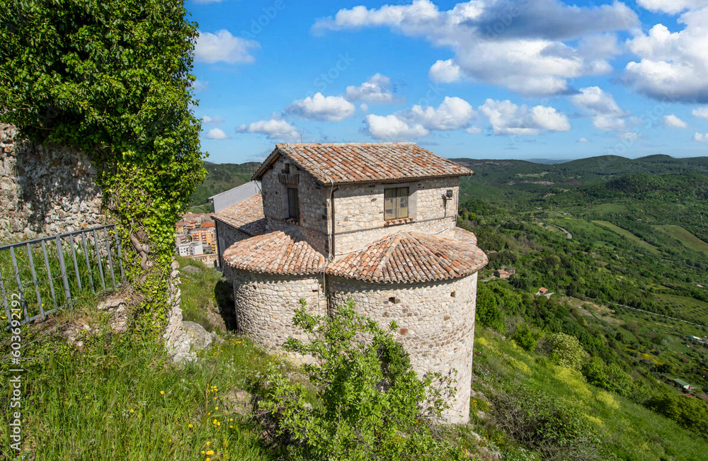 
Tolfa, Italy - important for centuries due to its large deposits of alunide, Tolfa is one of the most picturesque villages in Central Italy. Here's the sanctuary of Madonna della Rocca 