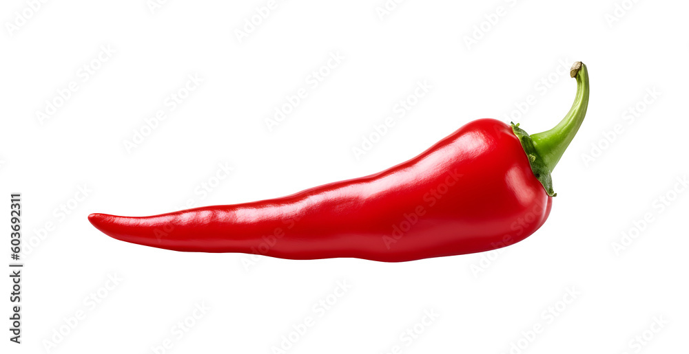 Red hot chili pepper isolated on transparent background. PNG format
Red hot chili pepper isolated on transparent background. PNG format