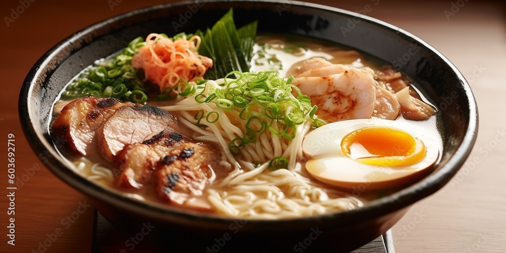Savor the Bold: Jiro-Style Ramen with Rich Tonkotsu Broth and Generous Toppings Savor the Bold: Jiro-Style Ramen with Rich Tonkotsu Broth and Generous Toppings
