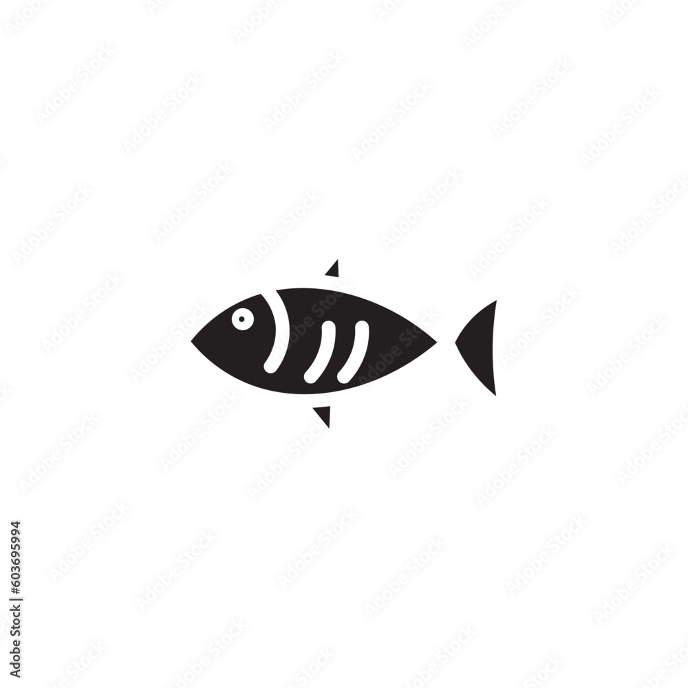Fish Market Shop Icon Fish Market Shop Icon