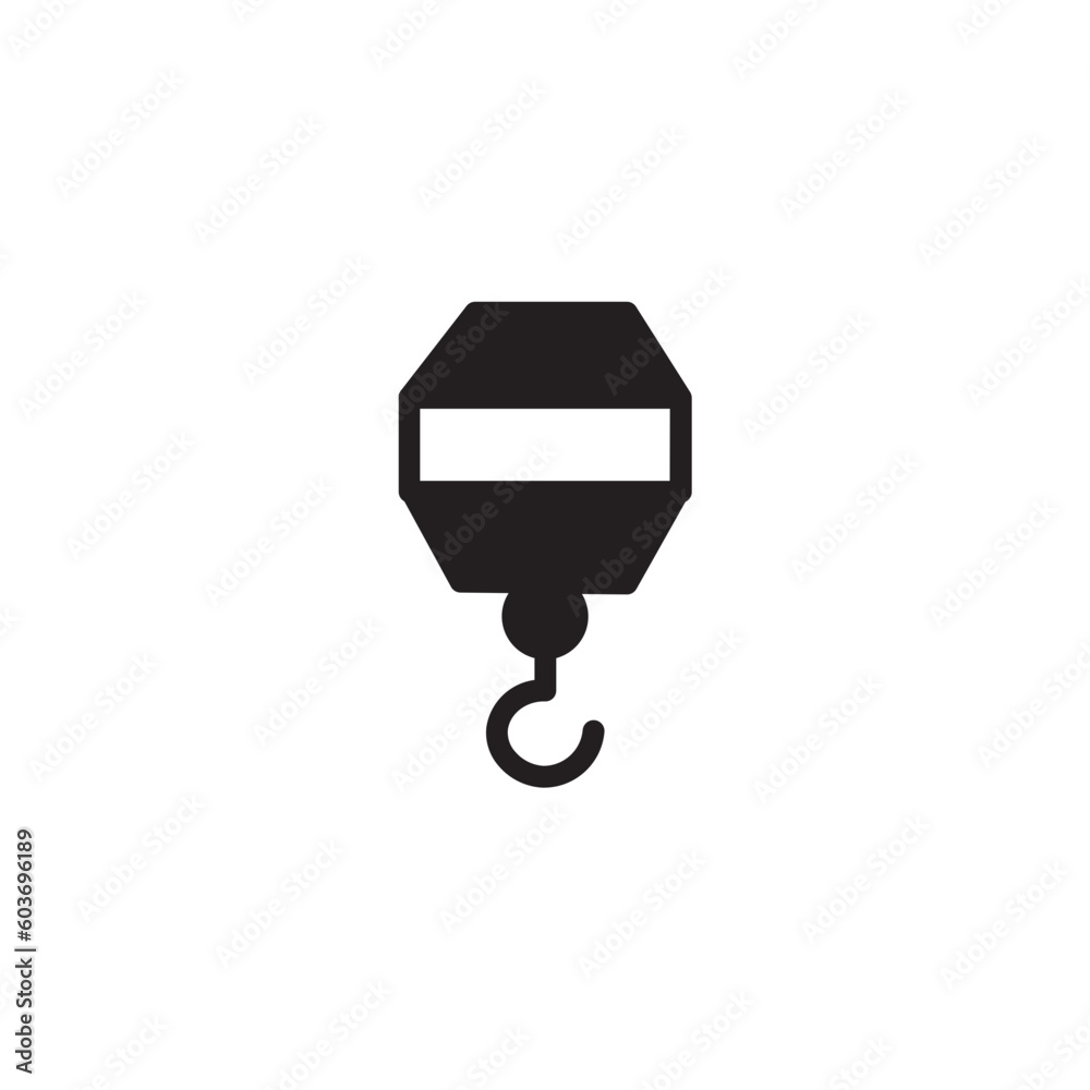 Fishing Hook Lifting Icon Fishing Hook Lifting Icon