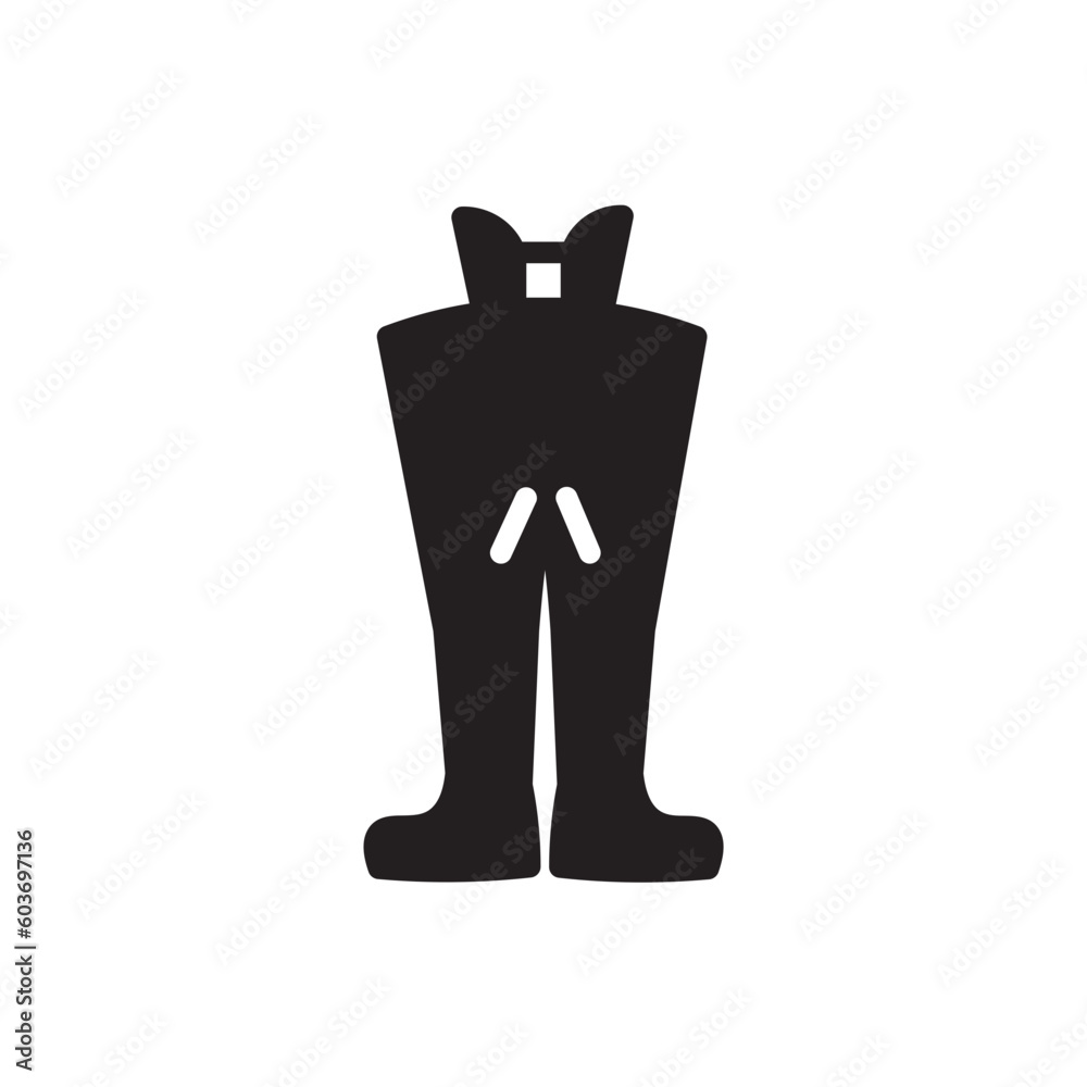 Obraz premium Boots Fish Sea Icon