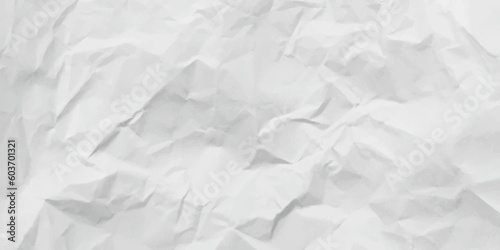 White creased crumpled paper sheet texture can be use as background .Ragged White Paper, white waxed packing paper texture.