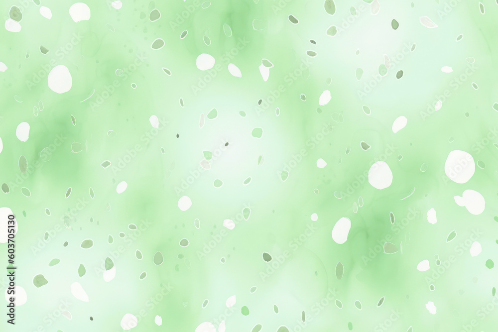 cute tiny white on pastel green background