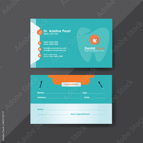 Clean Dental Clinic Business Card Template,
Doctor Business Card design