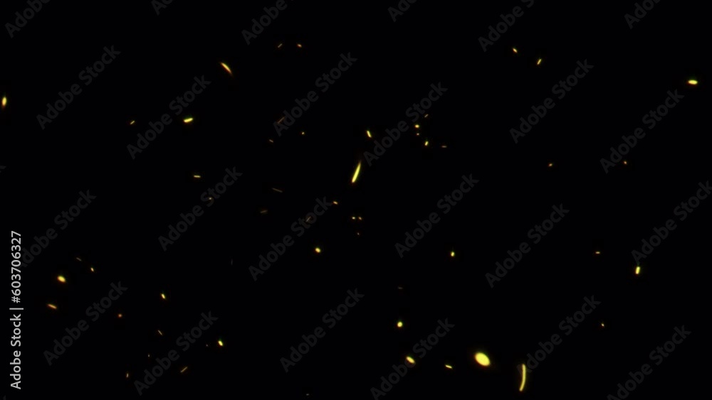 Abstract seamless loop glow fire particles ash sparks rising up with transparent alpha channel can be used for overlay your project. 4K 3D chaotic motion of fiery orange glowing flying ember burning a Abstract seamless loop glow fire particles ash sparks rising up with transparent alpha channel can be used for overlay your project. 4K 3D chaotic motion of fiery orange glowing flying ember burning a