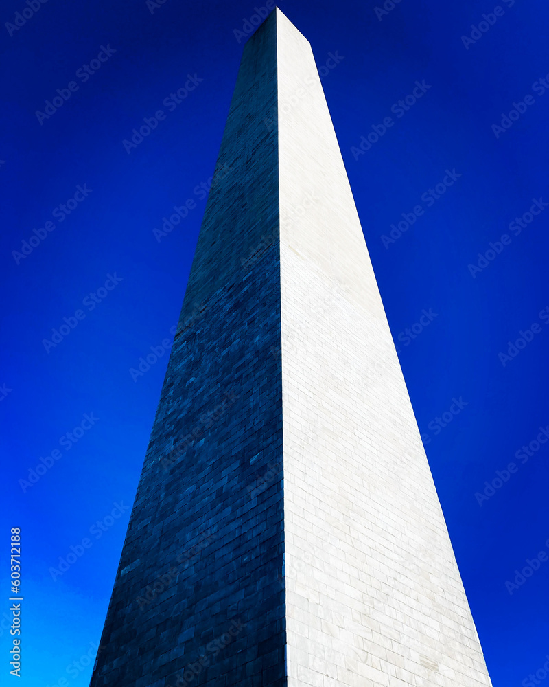 Obelisk in Half Shadow