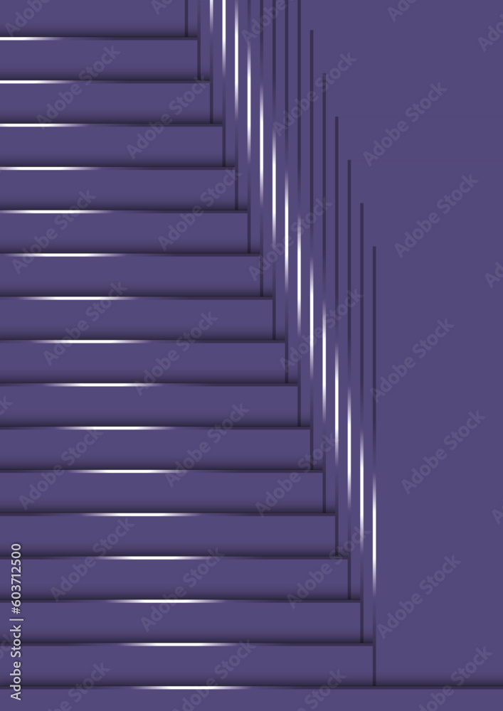 Obraz premium Vorlage Ecken lila