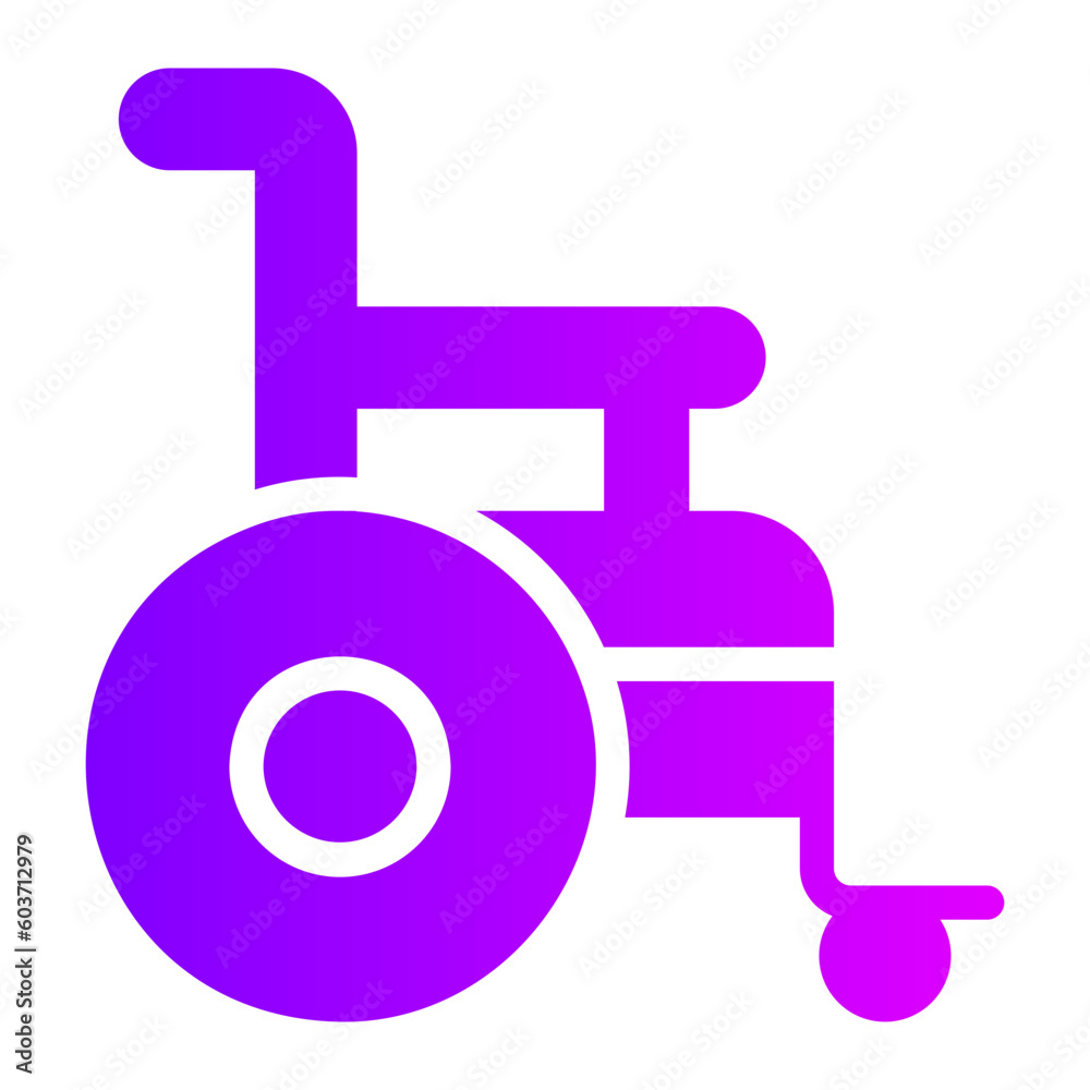 wheelchair gradient icon wheelchair gradient icon