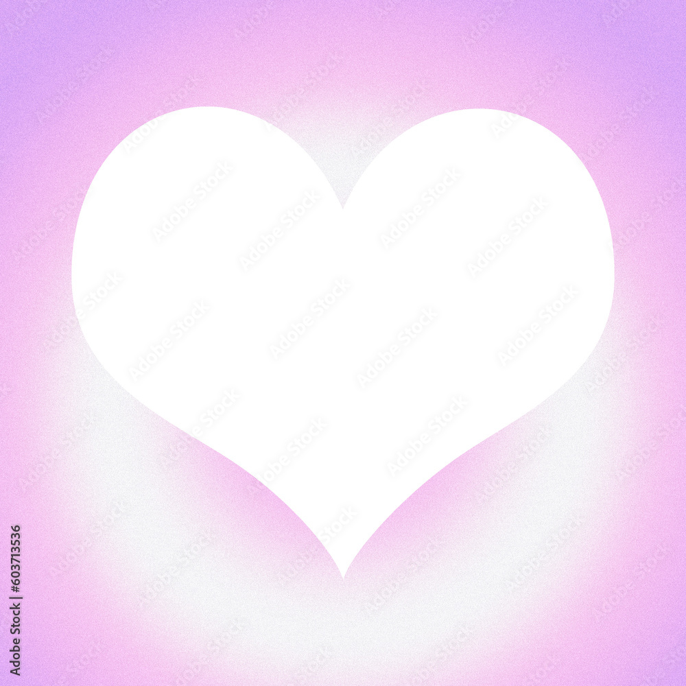 Purple Gradient Heart Frame Purple Gradient Heart Frame