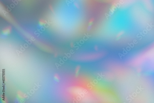 Prism Iridescent Light Leak Background