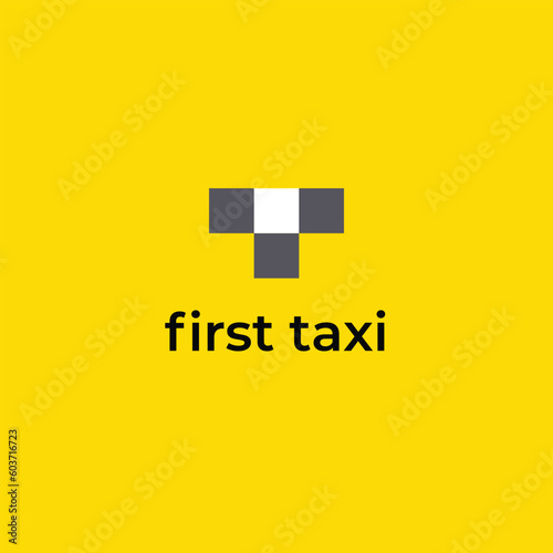Taxi logo template. A clean, modern, and high-quality design logo vector design. Editable and customize template logo (ID: 603716723)
