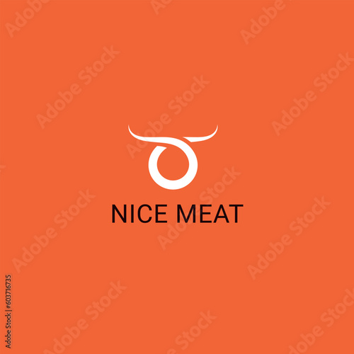 Steak House logo template. A clean, modern, and high-quality design logo vector design. Editable and customize template logo