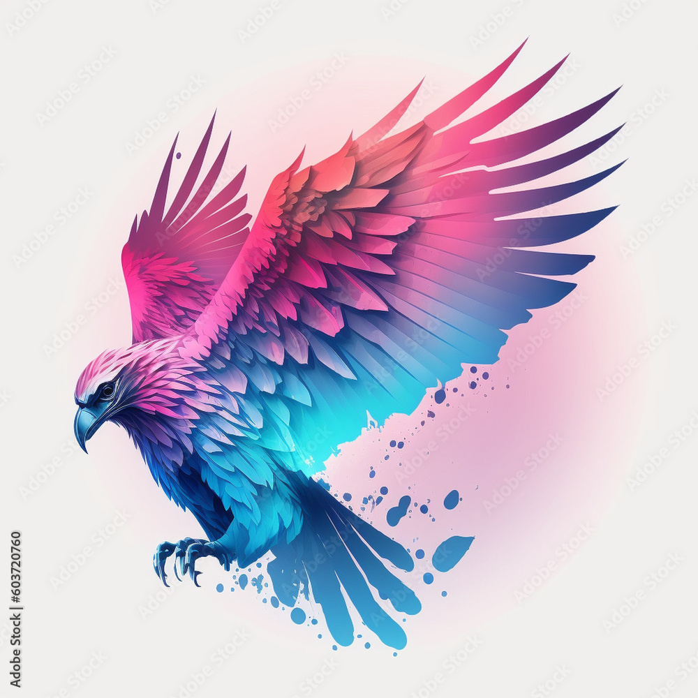 Obraz premium illustration of a hawk !