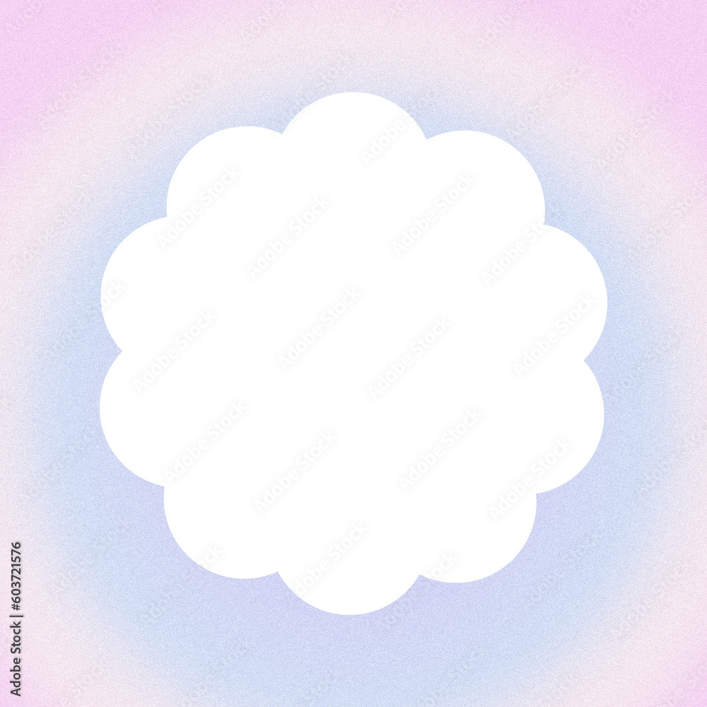 Pastel Gradient Flower Frame