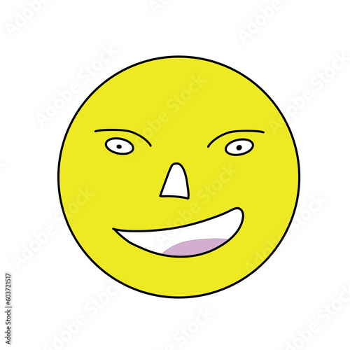 emoticon face emoticon isolated icon vector illustration design yellow