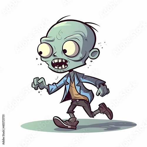 Zombie Cartoon Illustration