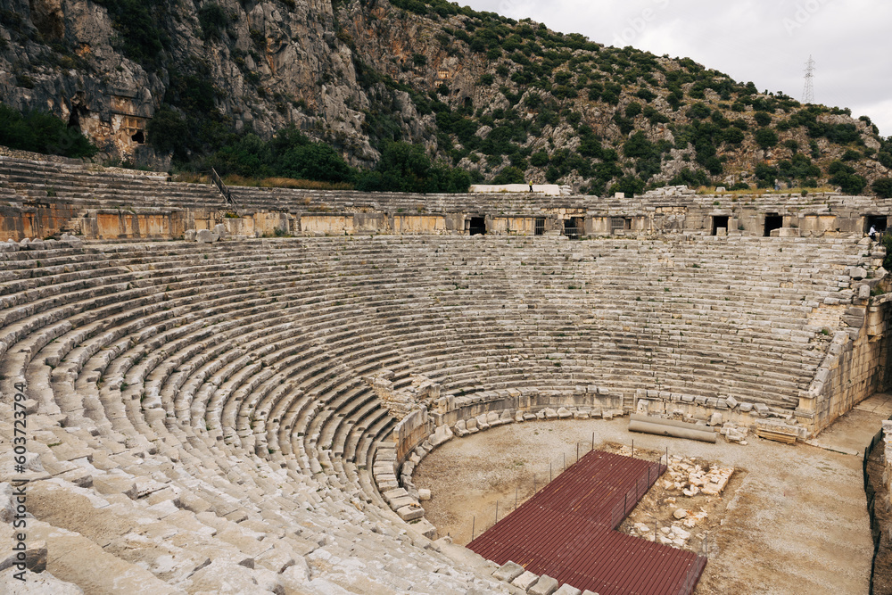 Ancient Drama at its Best: Myra's Theater in Demre, Antalya, Turkey