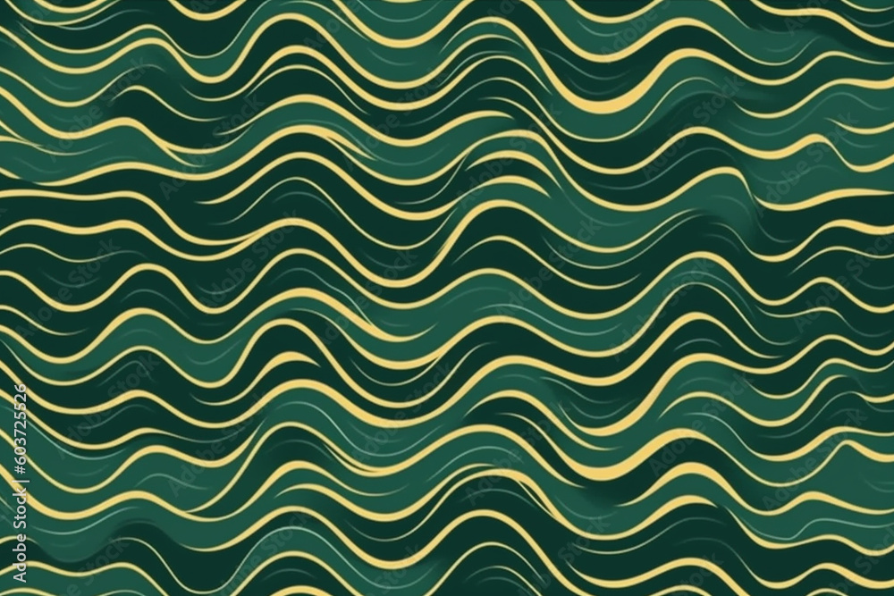 Wave pattern illustration, Created using generative AI technology Wave pattern illustration, Created using generative AI technology