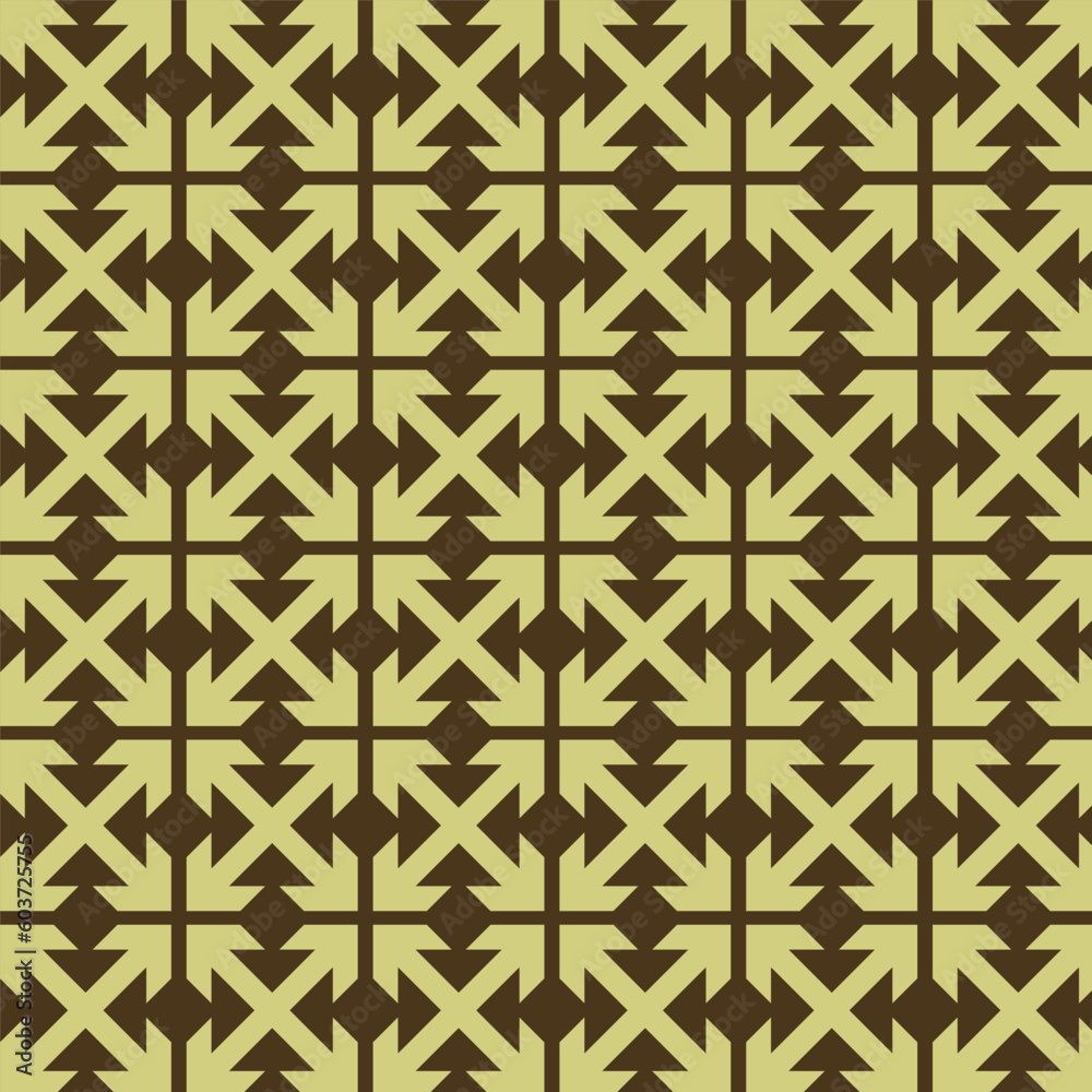 Colored Islamic geometric pattern with arrows Colored Islamic geometric pattern with arrows