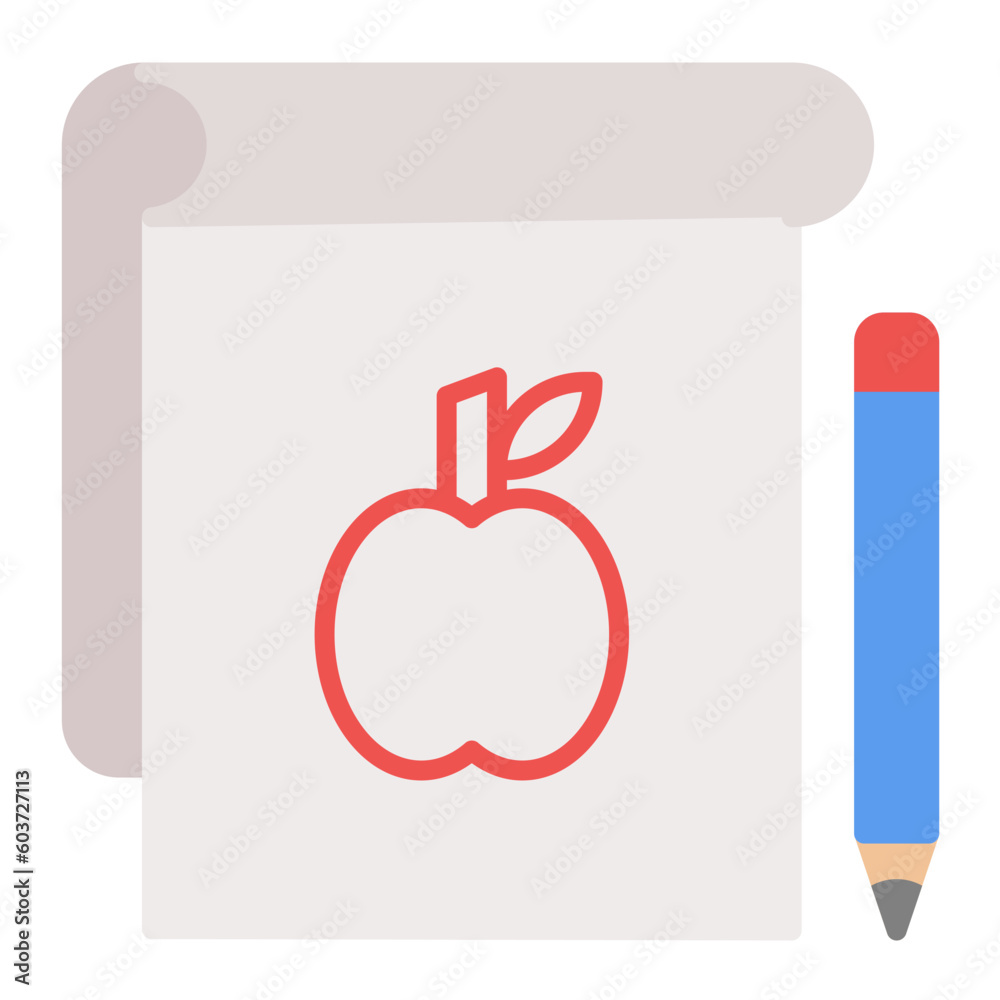 Obraz premium Sketch Book Icon
