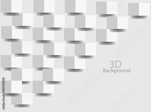 abstract texture. Vector background 3d paper art style can be used in cover design, White geometric texture. Vector background.