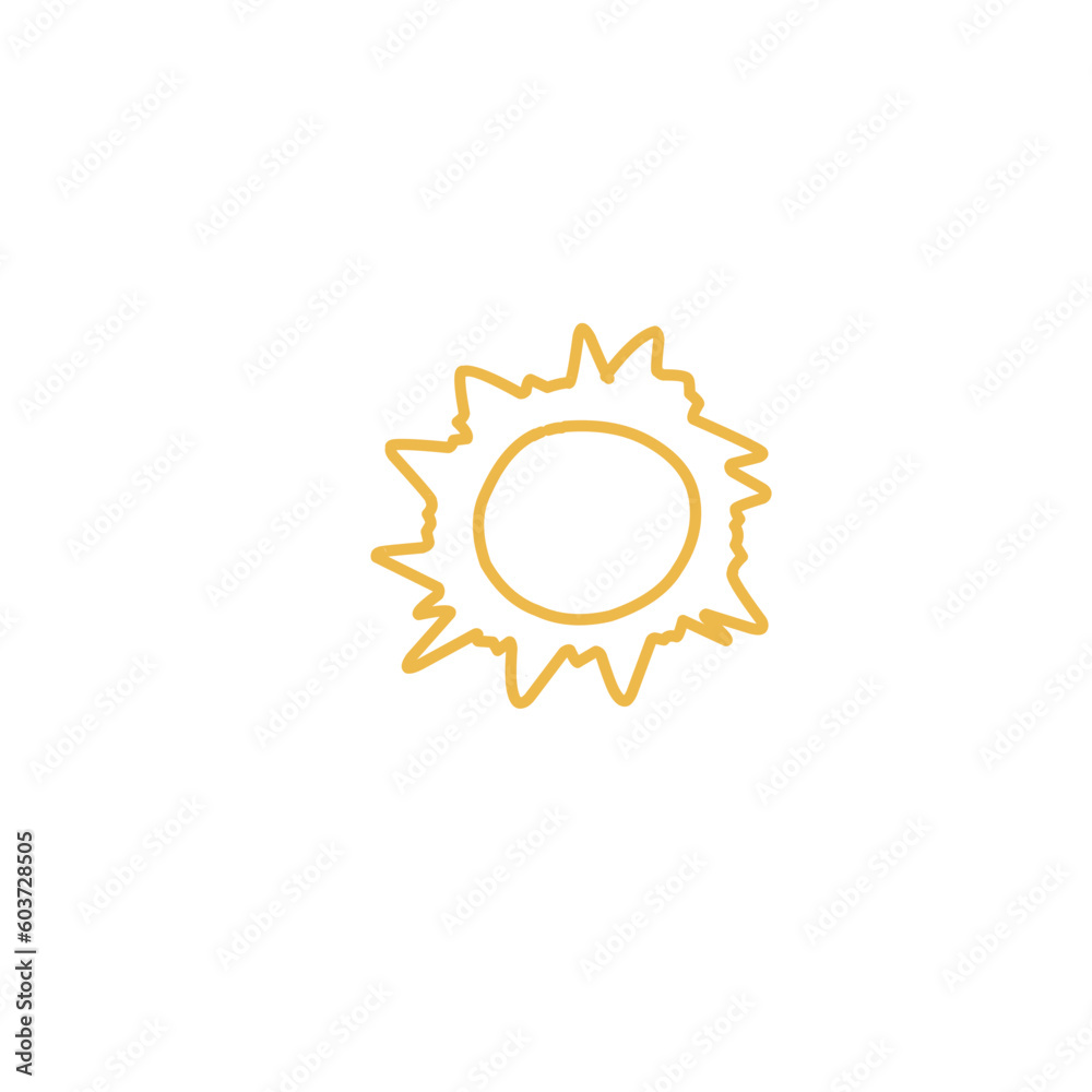sun sign doodle sun sign doodle