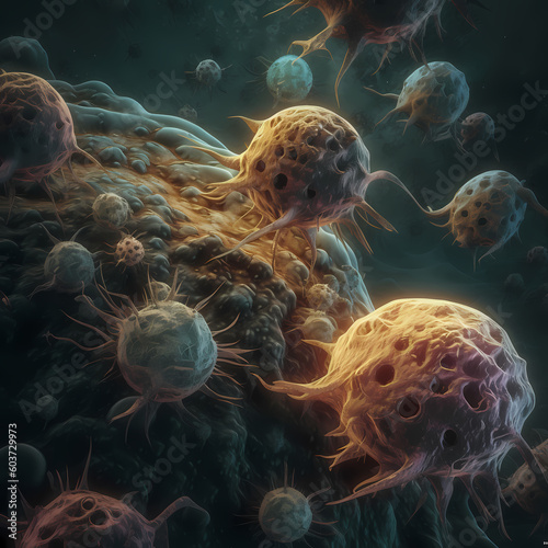 Cancer Cells Illustration
