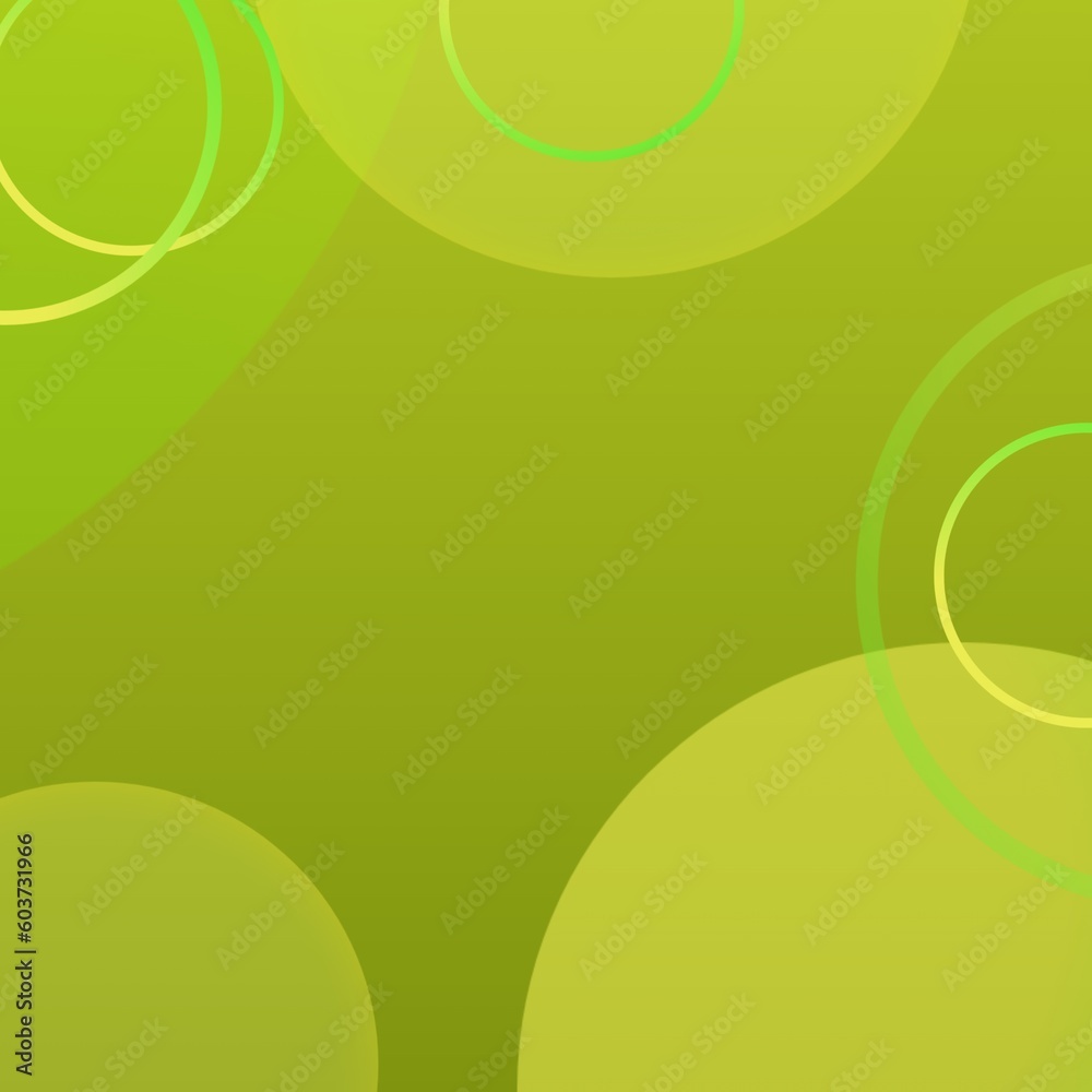 Abstract green background illustration design, round shape background style Abstract green background illustration design, round shape background style
