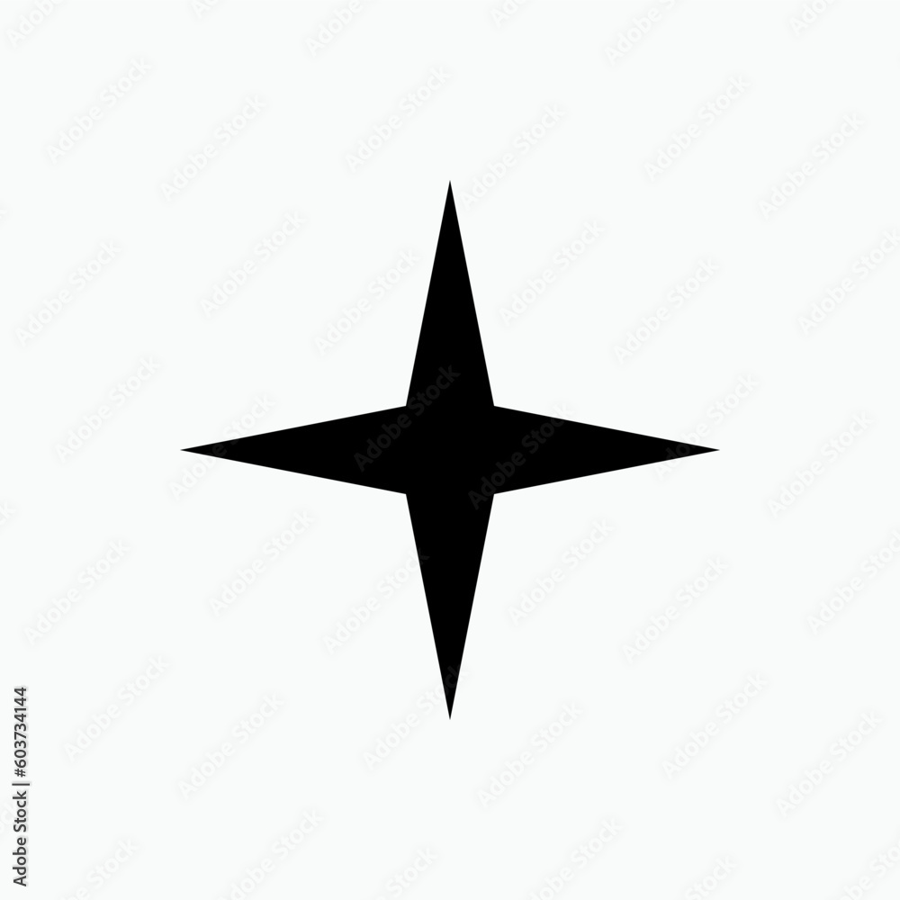 Star Icon - Vector, Sign and Symbol for Design, Presentation, Website or Apps Elements. Star Icon - Vector, Sign and Symbol for Design, Presentation, Website or Apps Elements.