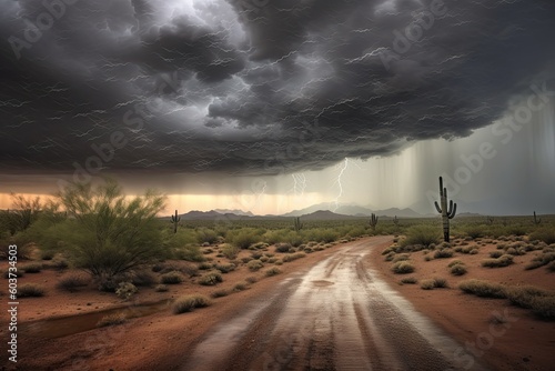 Arizona Monsoon Storm Acros...