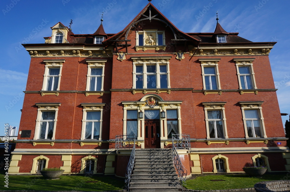 Former residence of factory owner. Palace (villa) was erected at the end of the 19th century. Myszkow, Poland. Former residence of factory owner. Palace (villa) was erected at the end of the 19th century. Myszkow, Poland.