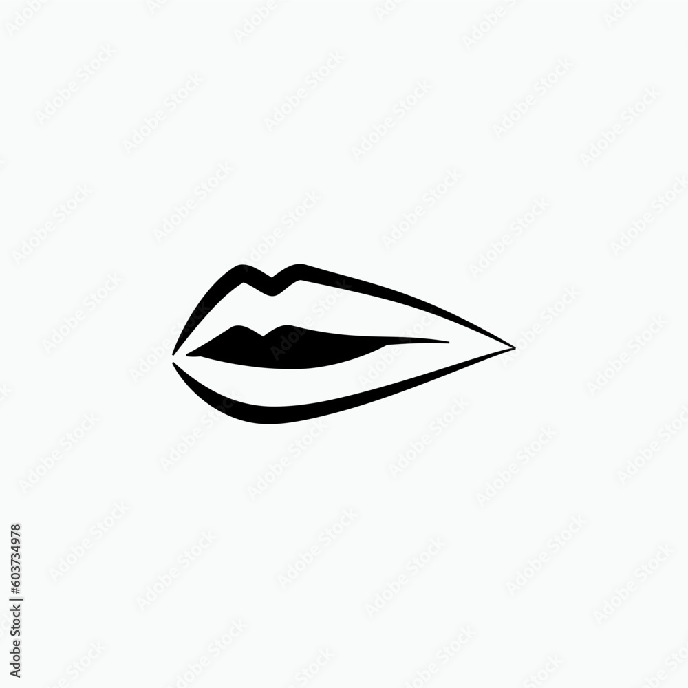 5 Senses Icons. Tongue, Mouth. Taste Symbol – Vector. 5 Senses Icons. Tongue, Mouth. Taste Symbol – Vector.