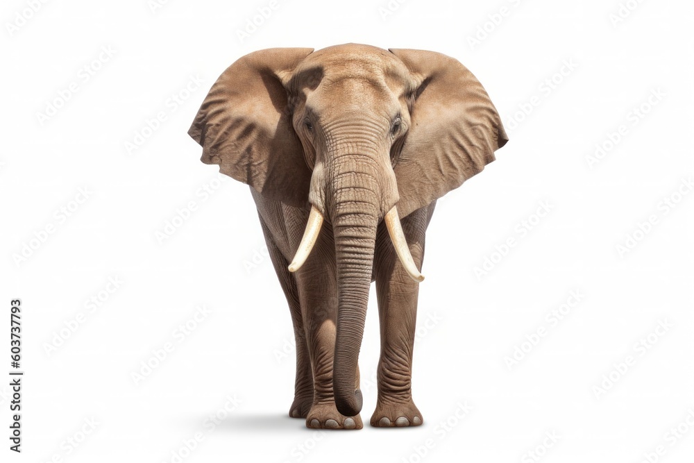 Obraz premium elephant isolated on white