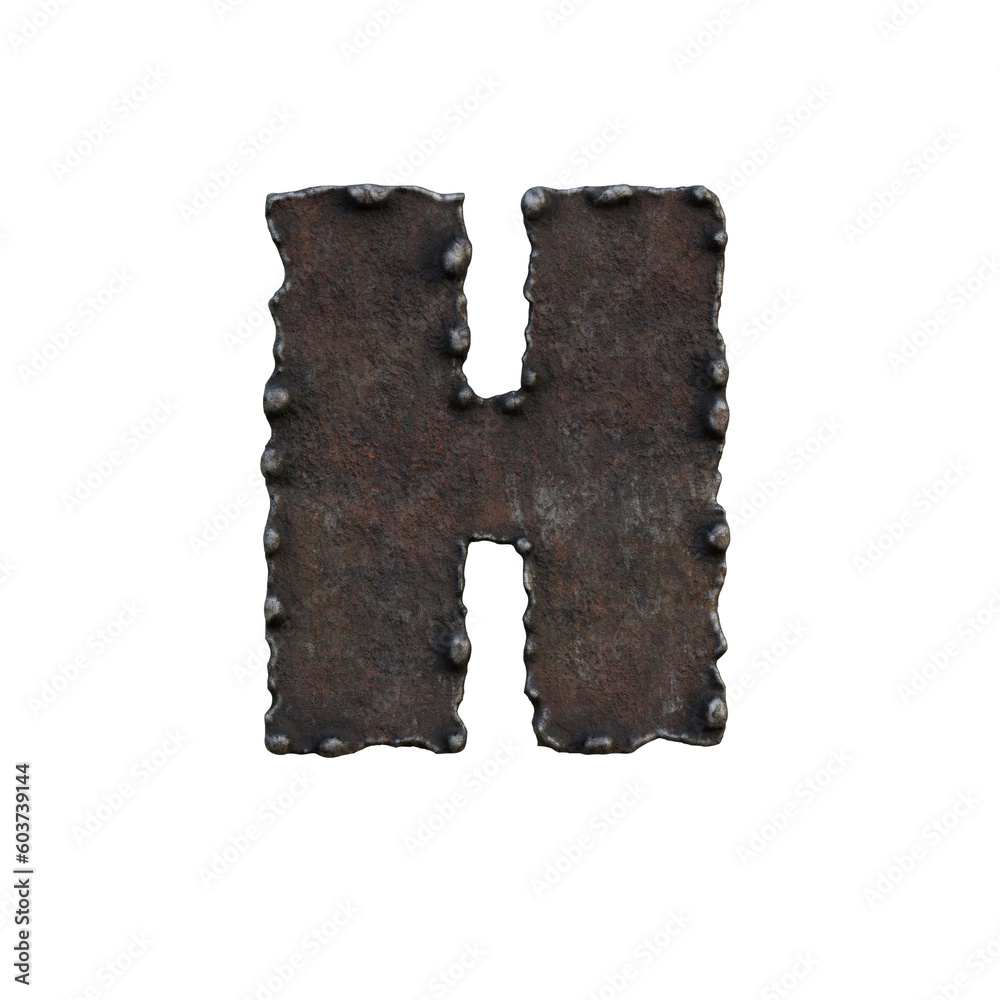 Rough & Rusty Iron 3D Alphabet or PNG Letters Rough & Rusty Iron 3D Alphabet or PNG Letters