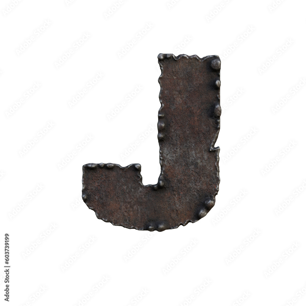 Rough & Rusty Iron 3D Alphabet or PNG Letters Rough & Rusty Iron 3D Alphabet or PNG Letters