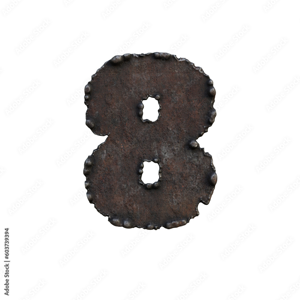 Rough & Rusty Iron 3D Alphabet or PNG Letters Rough & Rusty Iron 3D Alphabet or PNG Letters