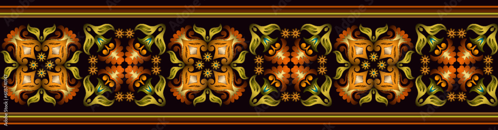 Abstract ethnic pattern, ornamental background Abstract ethnic pattern, ornamental background