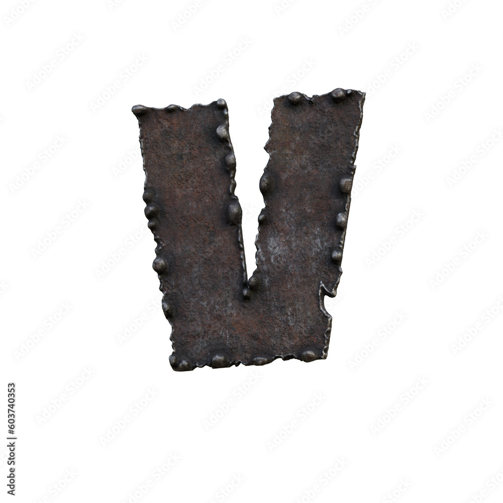 Rough & Rusty Iron 3D Alphabet or PNG Letters Rough & Rusty Iron 3D Alphabet or PNG Letters