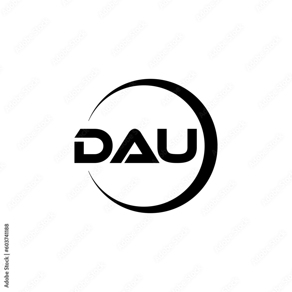DAU letter logo design with white background in illustrator, cube logo, vector logo, modern alphabet font overlap style. calligraphy designs for logo, Poster, Invitation, etc. DAU letter logo design with white background in illustrator, cube logo, vector logo, modern alphabet font overlap style. calligraphy designs for logo, Poster, Invitation, etc.
