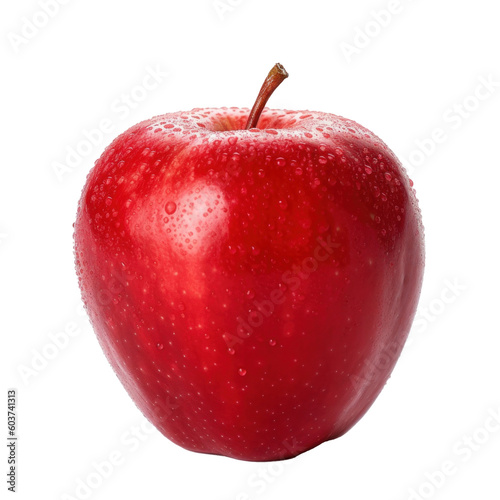 Fresh red apple fruit whole piece