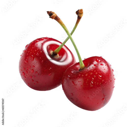 Two cherry fruit fresh  © CozyDesign