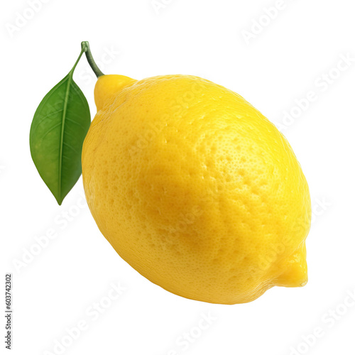 Fresh lemon whole fruit photo