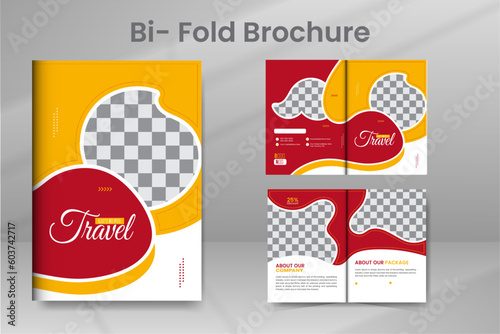 Brochure Design Layout for Travel Agency