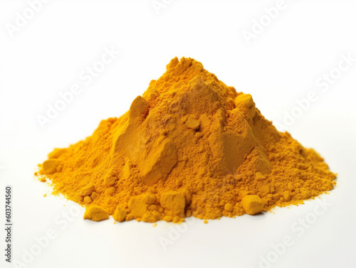pile of ground paprika isolated