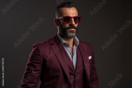Man in suit, generative ai