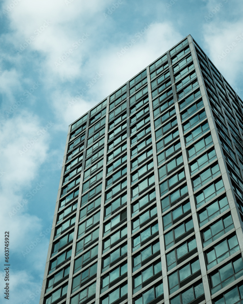 Modern building in Long Island City, Queens, New York